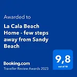 La Cala - Beachfront Few Steps Away From Sandy Holiday home *